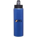 28 Oz. Matte Blue H2go Allure Aluminum Water Bottle